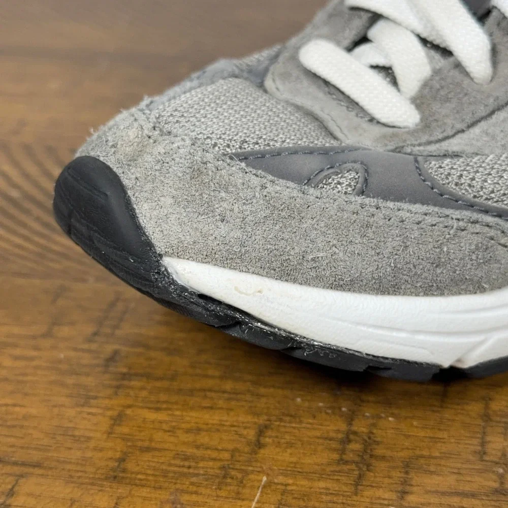 New Balance Sneakers Kids 2.5 Gray 993 Heritage Suede Mesh Running Shoes